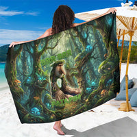 Brr Brr Patapim Sarong Glowing Heart and Magical Tree Roots in Enchanted Woods