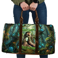 Brr Brr Patapim Travel Bag Glowing Heart and Magical Tree Roots in Enchanted Woods