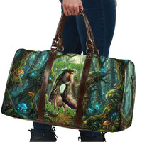 Brr Brr Patapim Travel Bag Glowing Heart and Magical Tree Roots in Enchanted Woods
