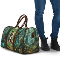 Brr Brr Patapim Travel Bag Glowing Heart and Magical Tree Roots in Enchanted Woods
