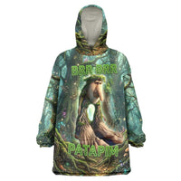 Brr Brr Patapim Wearable Blanket Hoodie Glowing Heart and Magical Tree Roots in Enchanted Woods