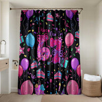 7th Birthday Girl Bathroom Set with Cake Balloons Confetti and I Was 6 Now I'm 7