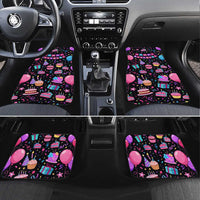 7th Birthday Girl Car Mats with Cake Balloons Confetti and I Was 6 Now I'm 7