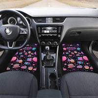 7th Birthday Girl Car Mats with Cake Balloons Confetti and I Was 6 Now I'm 7