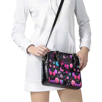 7th Birthday Girl Shoulder Handbag with Cake Balloons Confetti and I Was 6 Now I'm 7