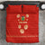 Bolivia National Emblem Bedding Set with Floral Pattern and Red Folk Design