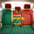 Bolivia Flag Color Back Car Seat Cover with National Crest, Andean Pattern and Condor Graphic