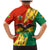 Bolivia Flag Color Family Matching Mermaid Dress and Hawaiian Shirt with National Crest, Andean Pattern and Condor Graphic
