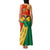 Bolivia Flag Color Family Matching Tank Maxi Dress and Hawaiian Shirt with National Crest, Andean Pattern and Condor Graphic