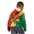 Bolivia Flag Color Kid Hoodie with National Crest, Andean Pattern and Condor Graphic