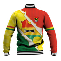 Bolivia Vamos La Verde Baseball Jacket with Flag Colors and National Football Crest