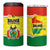 Bolivia Vamos La Verde 4 in 1 Can Cooler Tumbler with Flag Colors and National Football Crest