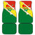 Bolivia Vamos La Verde Car Mats with Flag Colors and National Football Crest