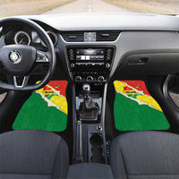 Bolivia Vamos La Verde Car Mats with Flag Colors and National Football Crest