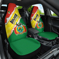 Bolivia Vamos La Verde Car Seat Cover with Flag Colors and National Football Crest