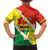 Bolivia Vamos La Verde Family Matching Long Sleeve Bodycon Dress and Hawaiian Shirt with Flag Colors and National Football Crest