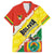 Bolivia Vamos La Verde Family Matching Long Sleeve Bodycon Dress and Hawaiian Shirt with Flag Colors and National Football Crest