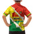 Bolivia Vamos La Verde Family Matching Mermaid Dress and Hawaiian Shirt with Flag Colors and National Football Crest