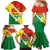 Bolivia Vamos La Verde Family Matching Mermaid Dress and Hawaiian Shirt with Flag Colors and National Football Crest