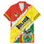 Bolivia Vamos La Verde Family Matching Mermaid Dress and Hawaiian Shirt with Flag Colors and National Football Crest