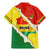 Bolivia Vamos La Verde Family Matching Mermaid Dress and Hawaiian Shirt with Flag Colors and National Football Crest