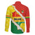Bolivia Vamos La Verde Family Matching Mermaid Dress and Hawaiian Shirt with Flag Colors and National Football Crest
