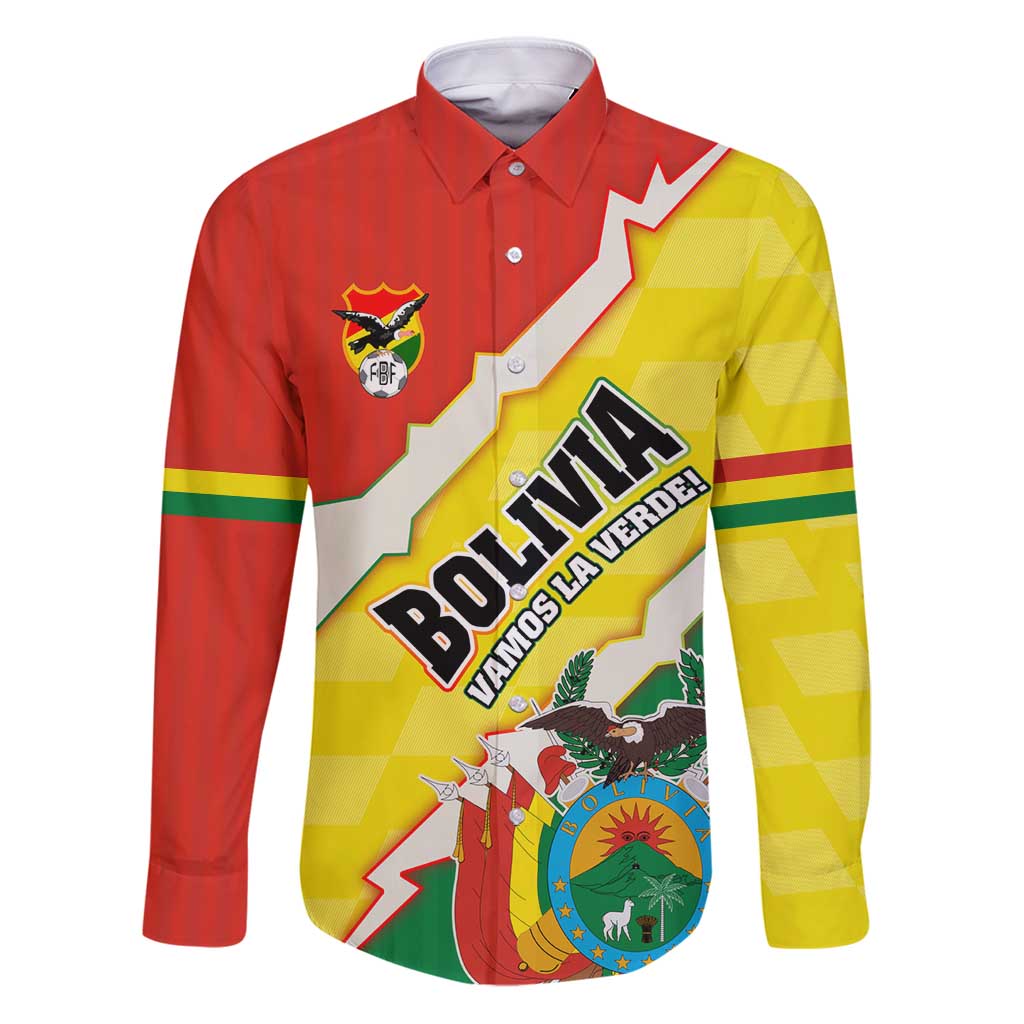 Bolivia Vamos La Verde Family Matching Puletasi and Hawaiian Shirt with Flag Colors and National Football Crest