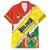 Bolivia Vamos La Verde Family Matching Short Sleeve Bodycon Dress and Hawaiian Shirt with Flag Colors and National Football Crest