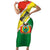 Bolivia Vamos La Verde Family Matching Short Sleeve Bodycon Dress and Hawaiian Shirt with Flag Colors and National Football Crest