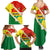 Bolivia Vamos La Verde Family Matching Summer Maxi Dress and Hawaiian Shirt with Flag Colors and National Football Crest