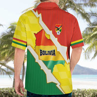 Bolivia Vamos La Verde Hawaiian Shirt with Flag Colors and National Football Crest