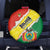 Bolivia Vamos La Verde Spare Tire Cover with Flag Colors and National Football Crest