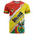Bolivia Vamos La Verde T Shirt with Flag Colors and National Football Crest