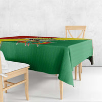 Bolivia Vamos La Verde Tablecloth with Flag Colors and National Football Crest