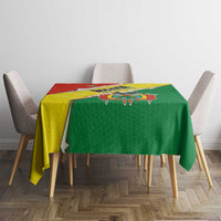 Bolivia Vamos La Verde Tablecloth with Flag Colors and National Football Crest