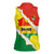 Bolivia Vamos La Verde Women Sleeveless Polo Shirt with Flag Colors and National Football Crest