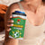 Bolivia La Verde Soccer 4 in 1 Can Cooler Tumbler with Number and Flaming Ball Graphic