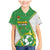 Personalized Bolivia La Verde Soccer Family Matching Mermaid Dress and Hawaiian Shirt with Number and Flaming Ball Graphic