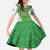 Personalized Bolivia La Verde Soccer Family Matching Off Shoulder Maxi Dress and Hawaiian Shirt with Number and Flaming Ball Graphic