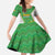 Personalized Bolivia La Verde Soccer Family Matching Summer Maxi Dress and Hawaiian Shirt with Number and Flaming Ball Graphic