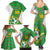 Personalized Bolivia La Verde Soccer Family Matching Summer Maxi Dress and Hawaiian Shirt with Number and Flaming Ball Graphic