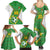 Personalized Bolivia La Verde Soccer Family Matching Summer Maxi Dress and Hawaiian Shirt with Number and Flaming Ball Graphic TS04