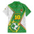 Personalized Bolivia La Verde Soccer Family Matching Summer Maxi Dress and Hawaiian Shirt with Number and Flaming Ball Graphic TS04