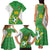 Personalized Bolivia La Verde Soccer Family Matching Tank Maxi Dress and Hawaiian Shirt with Number and Flaming Ball Graphic TS04