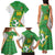 Personalized Bolivia La Verde Soccer Family Matching Tank Maxi Dress and Hawaiian Shirt with Number and Flaming Ball Graphic