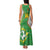 Personalized Bolivia La Verde Soccer Family Matching Tank Maxi Dress and Hawaiian Shirt with Number and Flaming Ball Graphic