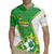 Personalized Bolivia La Verde Soccer Rugby Jersey with Number and Flaming Ball Graphic