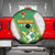 Bolivia La Verde Soccer Spare Tire Cover with Number and Flaming Ball Graphic