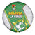 Bolivia La Verde Soccer Spare Tire Cover with Number and Flaming Ball Graphic