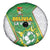 Bolivia La Verde Soccer Spare Tire Cover with Number and Flaming Ball Graphic